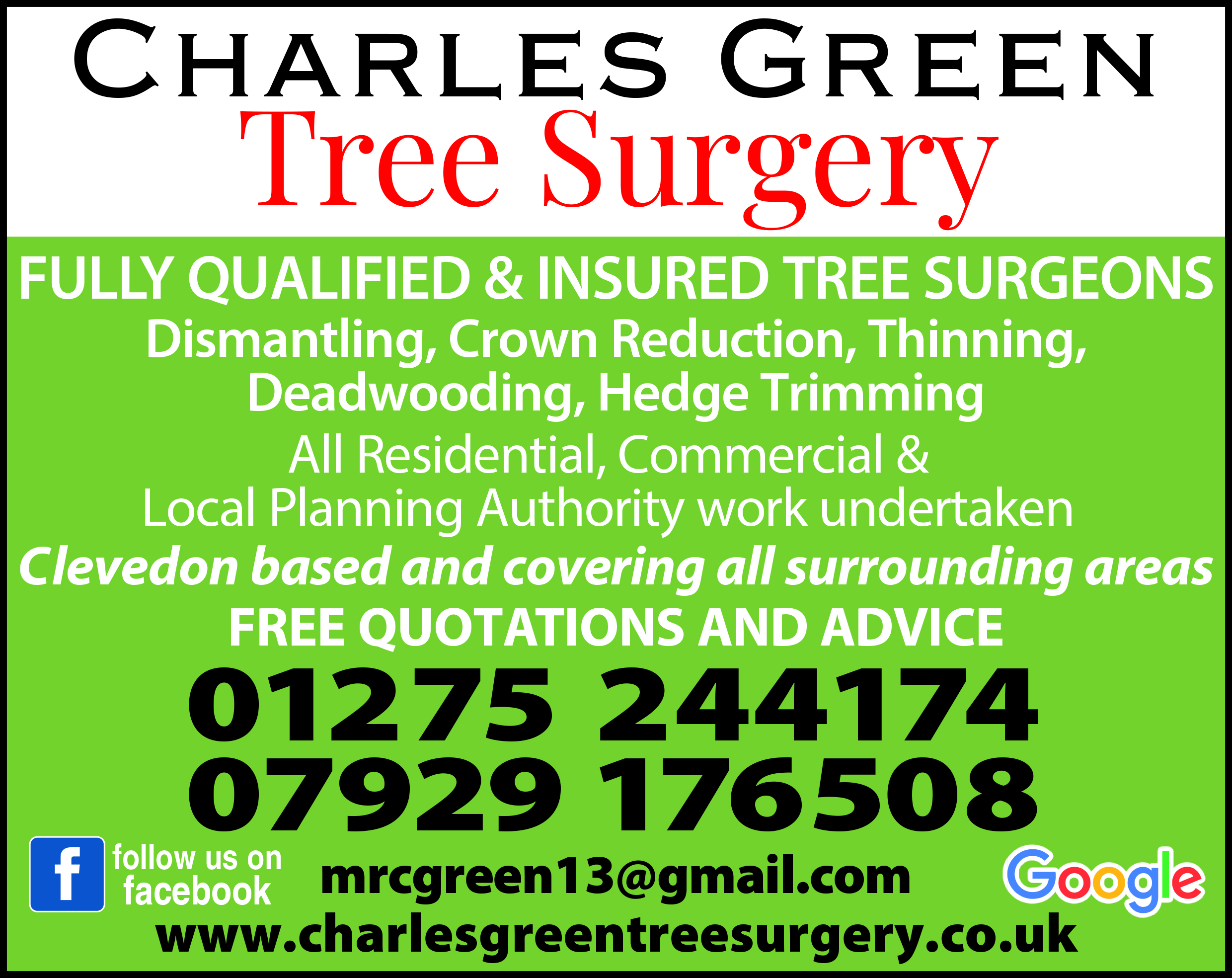 Charles Green Tree Surgery Ltd logo